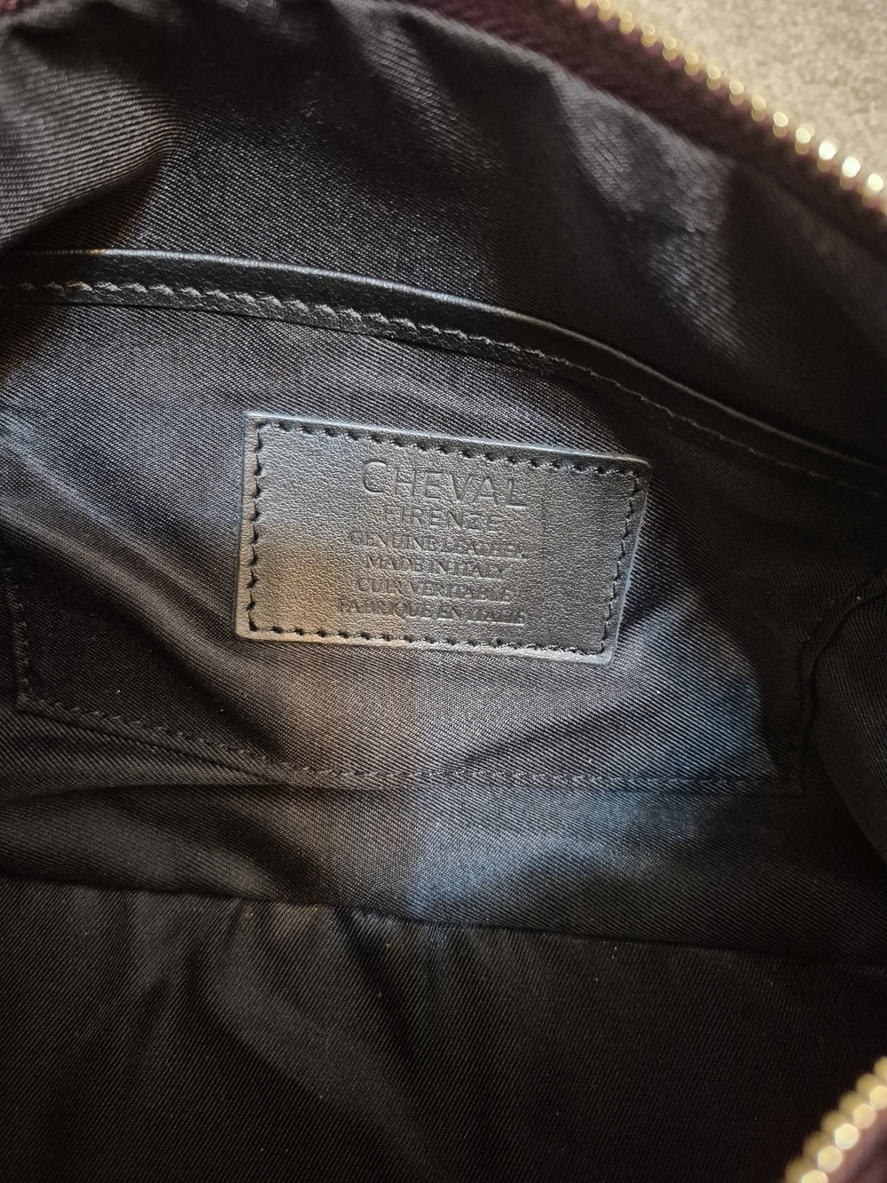 NWOT Cheval Firenze Emma Suede Shoulder Bag Genuine Italian Leather - Picture 8 of 9